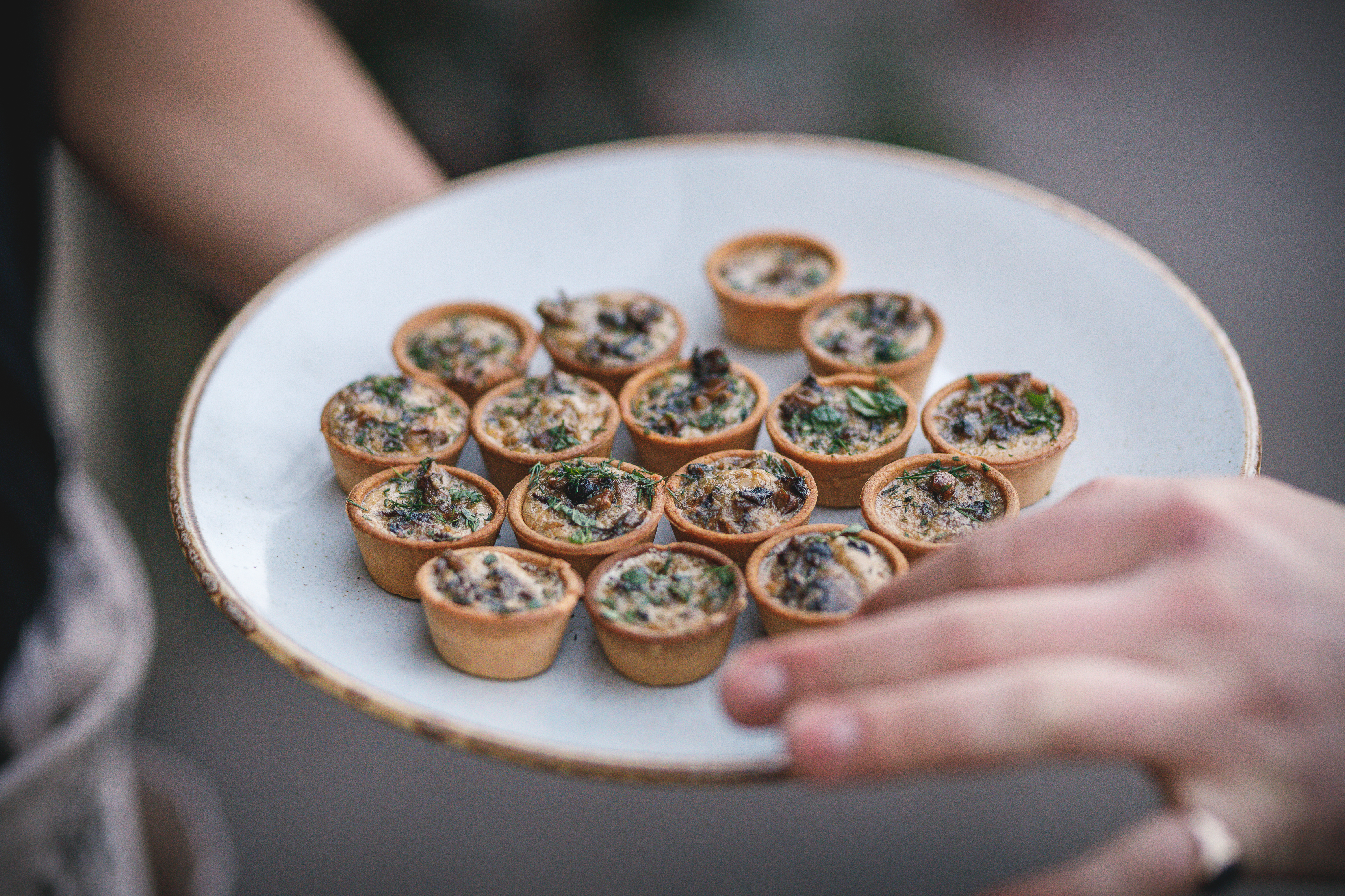 Pastry canapes on a plate.jpg